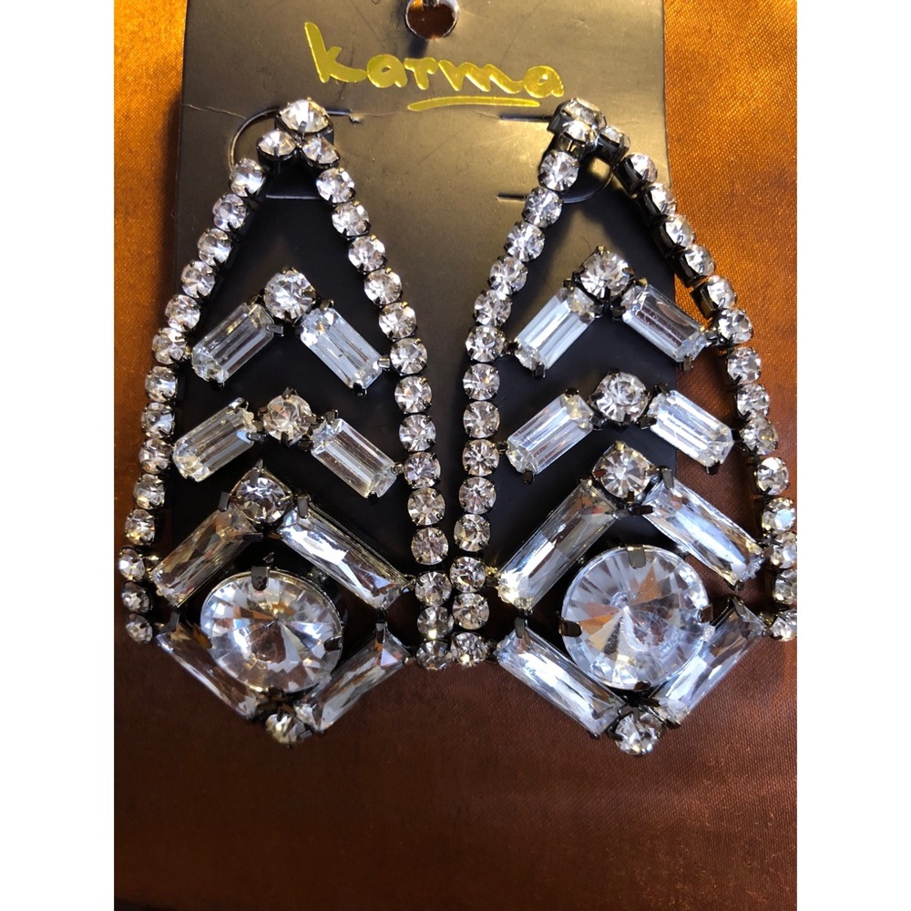 Faux Diamond earrings